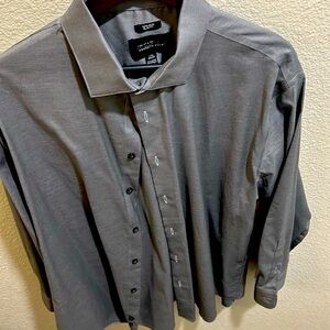 Grey Kenneth Cole dress shirt 17.5 32/33